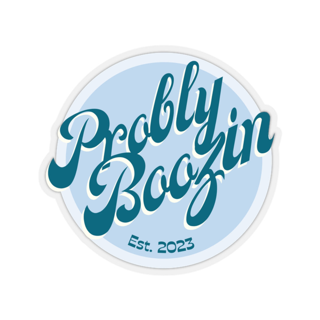 Pb Stickers PB Signature Stickers – Probly Boozin